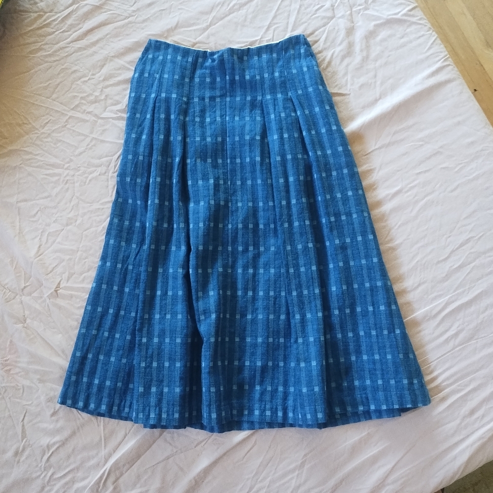 Ace & Jig XS Union Bay Skirt w Pockets Flat Front Elastic Back Rare